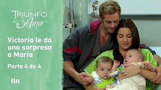 Triunfo del amor 4/4: Victoria le lleva a sus hijos a María al hospital | C-153 | tlnovelas