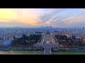 MOST INCREDIBLE PANAROMIC VIEW EIFFEL TOWER PARIS FRANCE PANAROMIC VIEWS OF THE CITY 