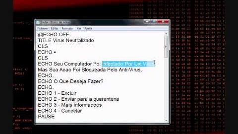 Aula de programação de arquivos .BAT - Aula 1