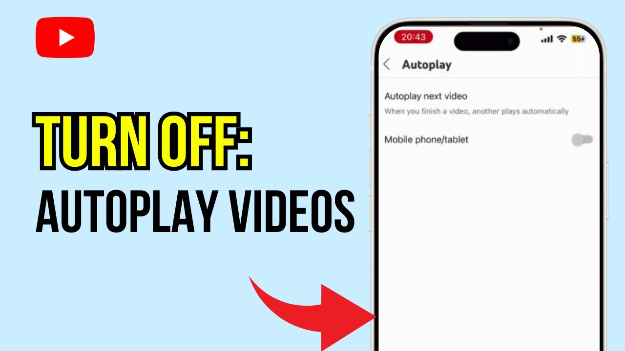 How to Turn OFF Autoplay Videos in YouTube on iPhone & Android - YouTube