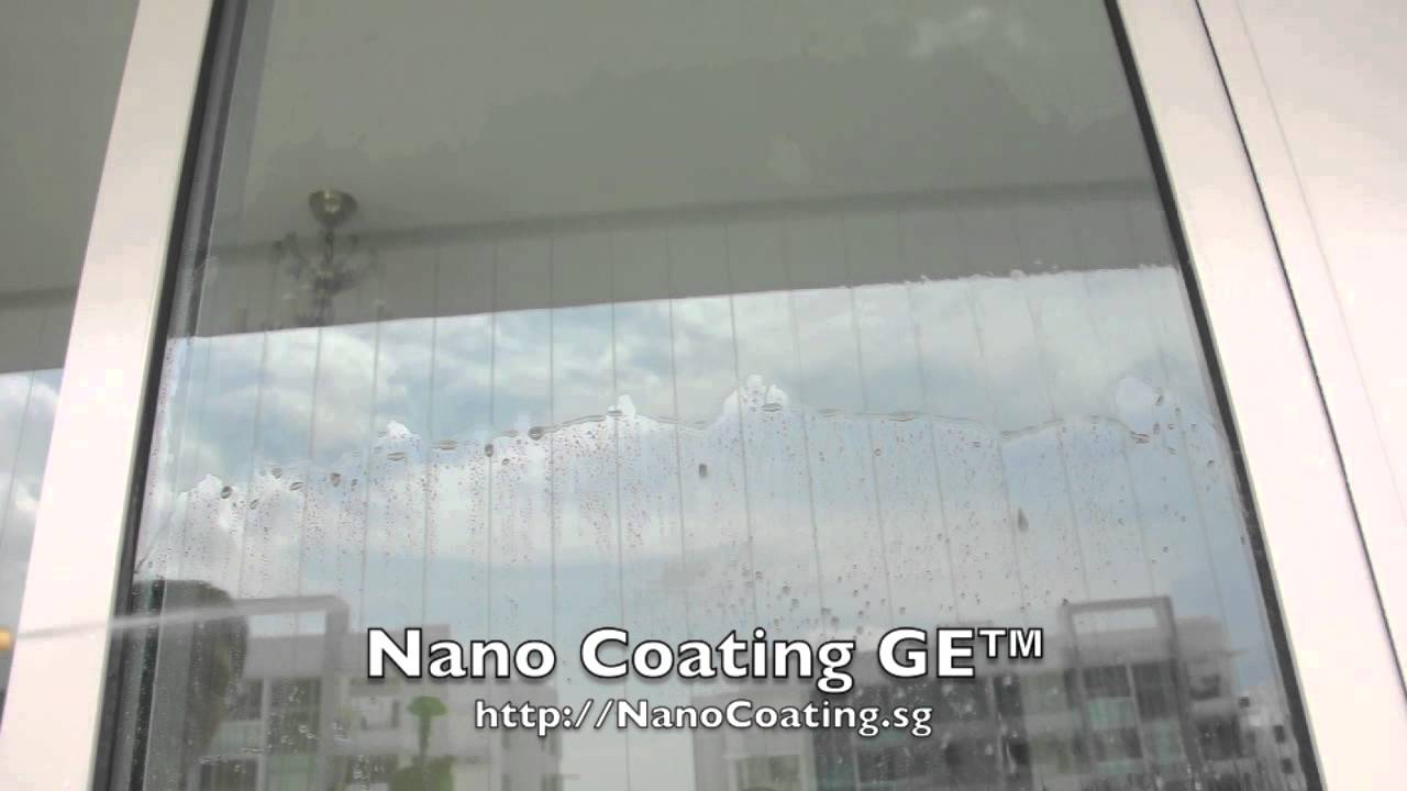 Nano Coating Singapore - Sliding Glass Door Demo - YouTube