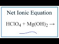 Net Ionic Equations and Spectator Ions