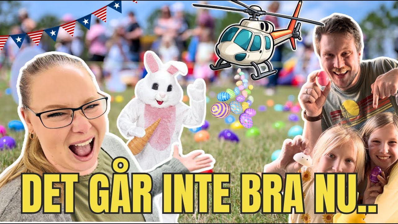 Hur kunde det bli så fel, påsken vi kan glömma... 🇺🇸🇸🇪