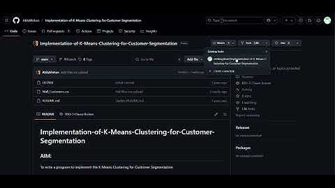 Ex 10 - Implementation of K Means Clustering for Customer Segmentation