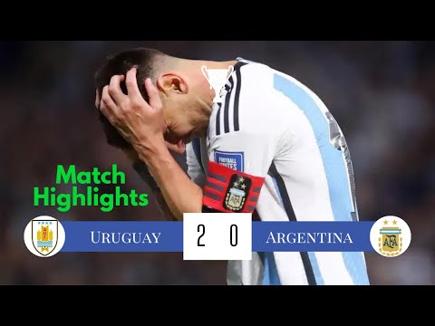 Uruguay played the 'PERFECT MATCH!' 🔥 Messi's Argentina stunned 2-0 by  Bielsa & Nunez