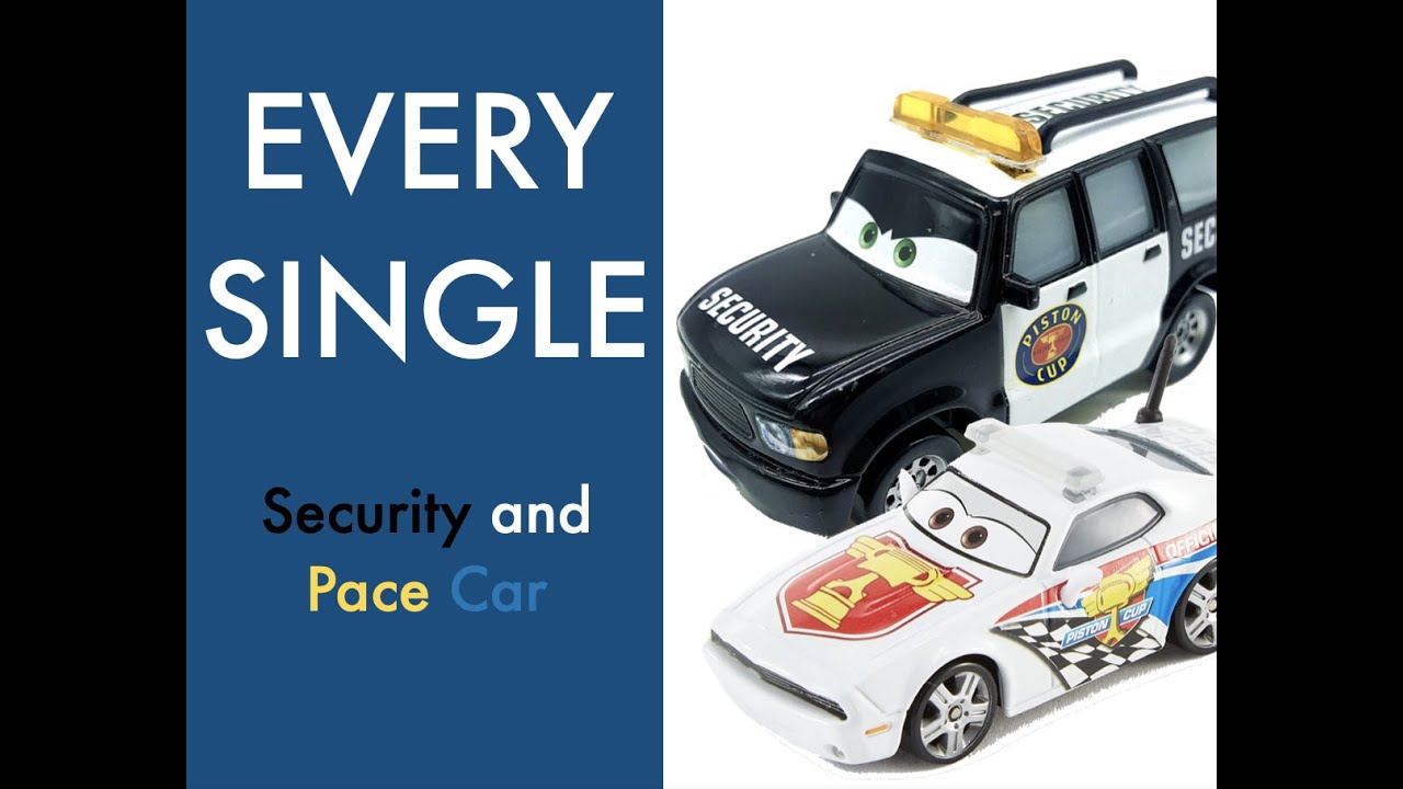 Every Single Disney Cars Piston Cup Security Car and Pace Car Diecast