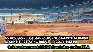 GBLA HARI INI‼️KOLAM RETENSI AIR DI URUG PASIR BUANGAN DARI LAPANG UTAMA