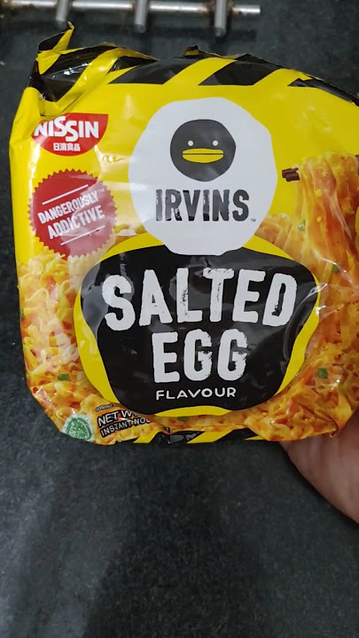 How to cook Irvins salted egg noodles
