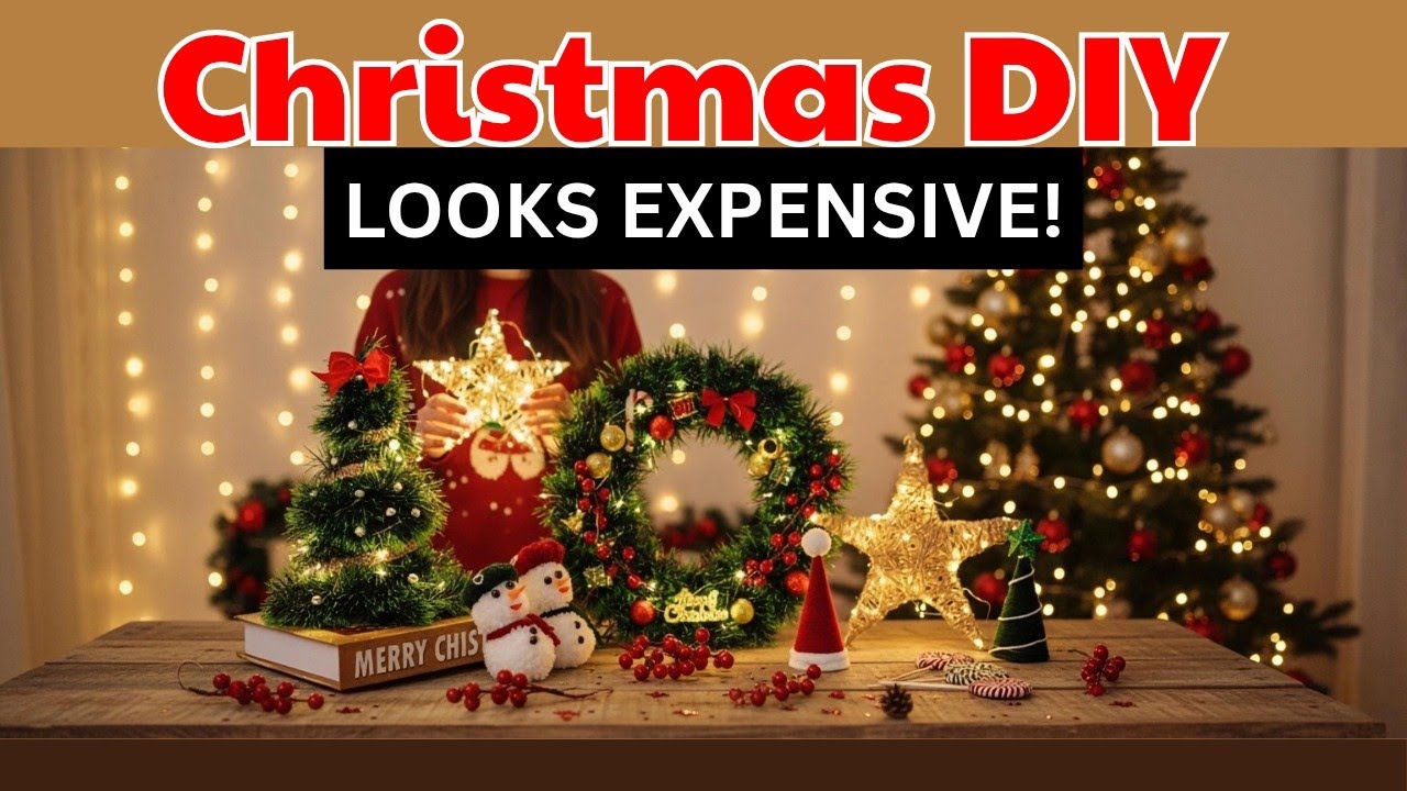 Stop Buying Christmas Decor! 🛑 Make These 6 Easy DIYs Instead ✨