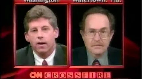 CNNs Crossfire k Furman vs Alan Dershowitz ( 1997)