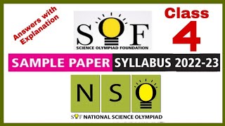 Class 4 NSO Sample Paper 2022-23 / Sample Paper 2022-23 Class 4 Solved Paper screenshot 4