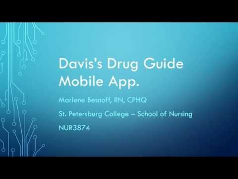 Davis's Drug Guide mobile app review by Marlene Besnoff