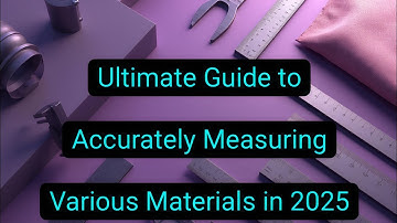 Ultimate Guide To Accurately Measuring Various Materials In 2025 #rabin1965