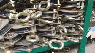 10 ton pulley, rope blocks and pulleys, wire pulley block, China factory, wholesaler, price.