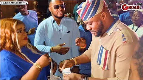 So Funny! See What Happened When Princess Allwell Gave Odunlade Adekola 100 Dollars at Kesari Movie