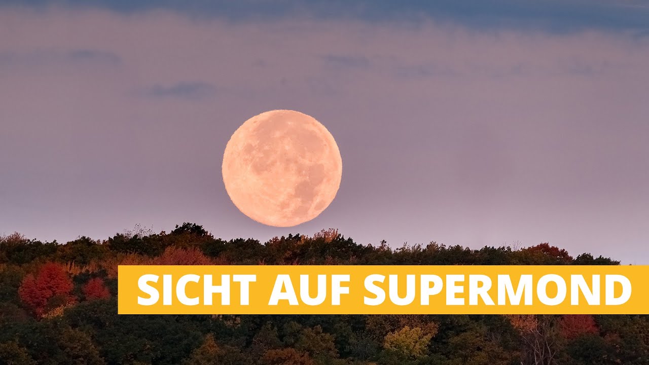 Supermond - Wann und wo ihr ihn heute am besten seht