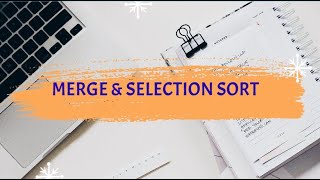 Merge sort in Tamil|python program|Selection sort