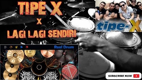 TIPE X - LAGI LAGI SENDIRI REAL DRUM COVER ( SHORT VIDEO )