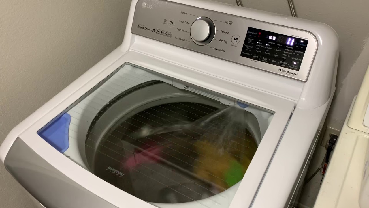 NEW LG WT7300CW Washer Making A Loud Noise During Use - YouTube