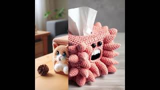 Beautiful Crochet Tissue Box #Knitted #Crochet #Knitting #Design #Design #Crochetlove #Ideas