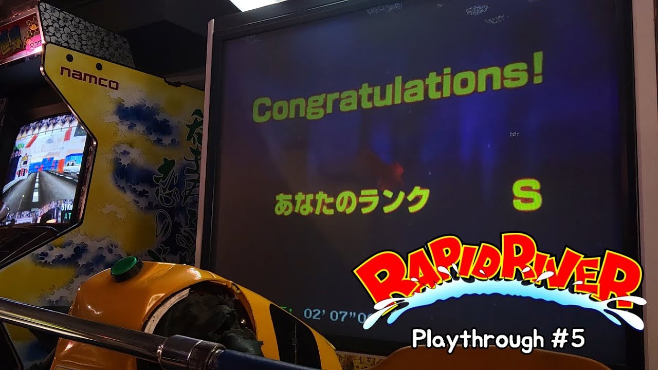 [Arcade Play Sample] 1997 Rapid River #5 (W. PCB) / 래피드 리버 #5 (실제 기체 ...