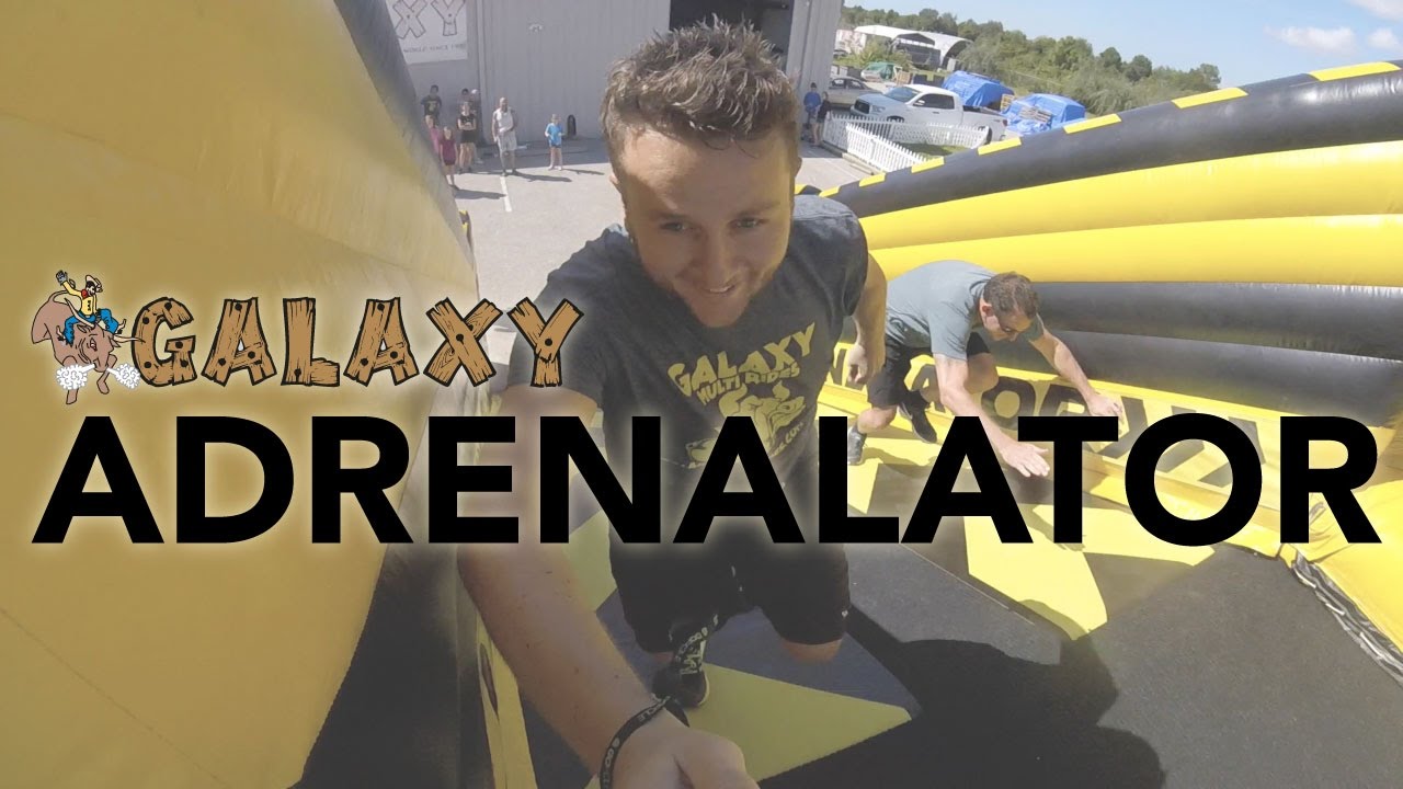american ninja warriors Adrenalator™ - The Extreme Travelator Wipeout Elimination Challenge from Galaxy Multi Rides
