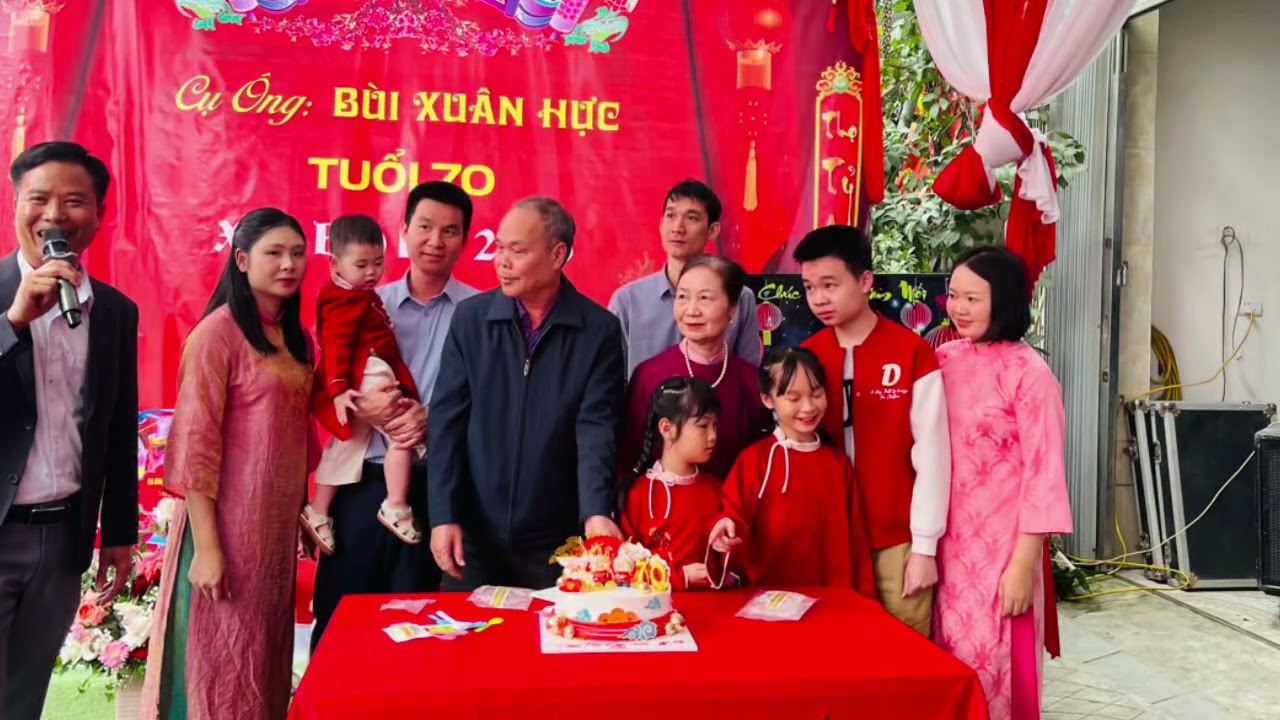 Mừng thọ ông Bùi Xuân Hực tuổi 70