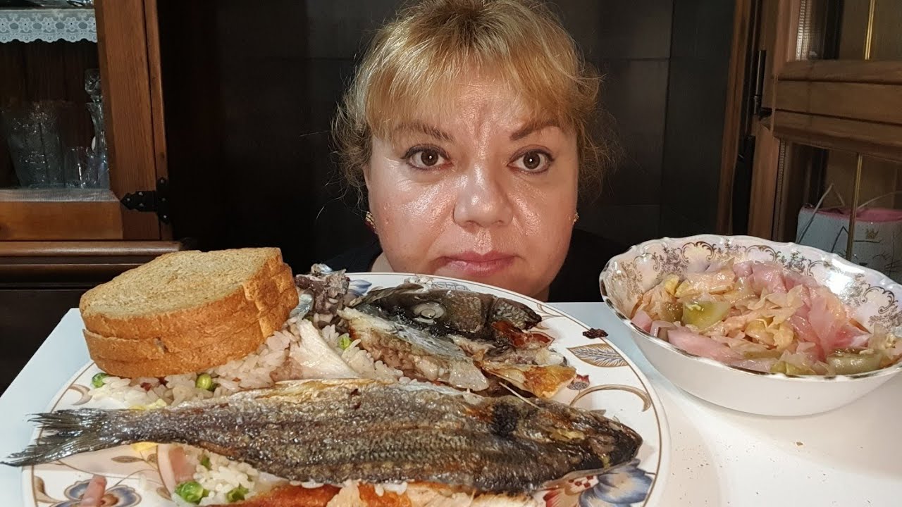 МУКБАНГ 😂 рыба 🐟 MUKBANG fich 🐟 #fich#mukbang#мукбанг#asmr