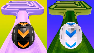 Rolling Ball Sky Escape 🏀 vs Reverse gameplay Colour Run walkthrough , iOS Android New Update : 2099