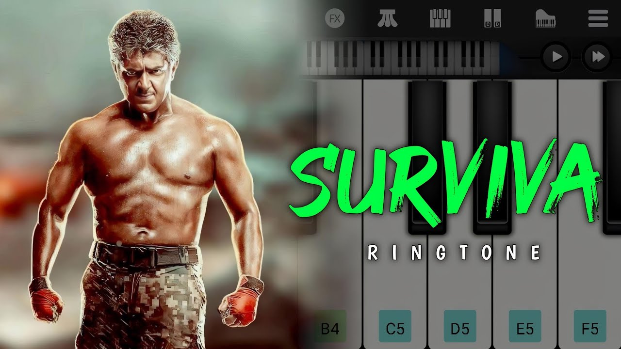 Vivegam - Surviva Song | Piano Ringtone | Mg Kreez