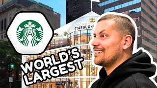 Inside the WORLD'S LARGEST Starbucks Chicago