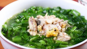 Canh Cá rô đồng rau cải bẹ xanh• thơm ngọt không tanh.