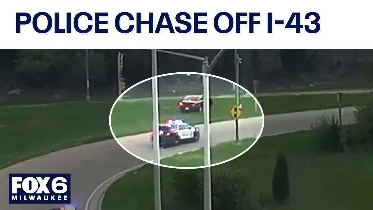 Milwaukee police chase, driver arrested | FOX6 News Milwaukee - YouTube