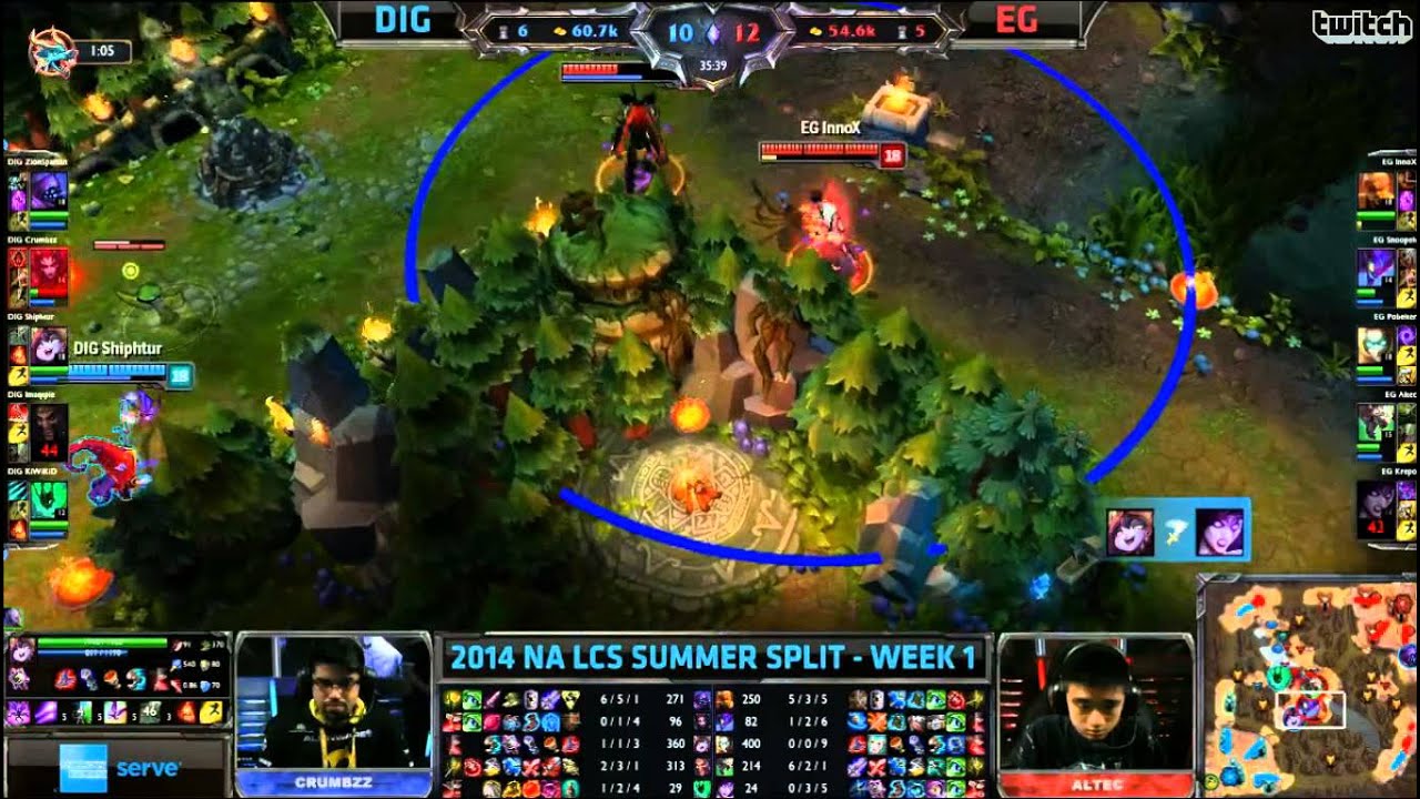 Baron steal comeback EG vs DIG