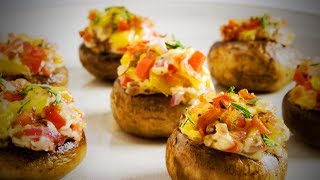 Stuffed Mushrooms Recipe 🍄 Easy Mushroom Recipe [Tasty Food]