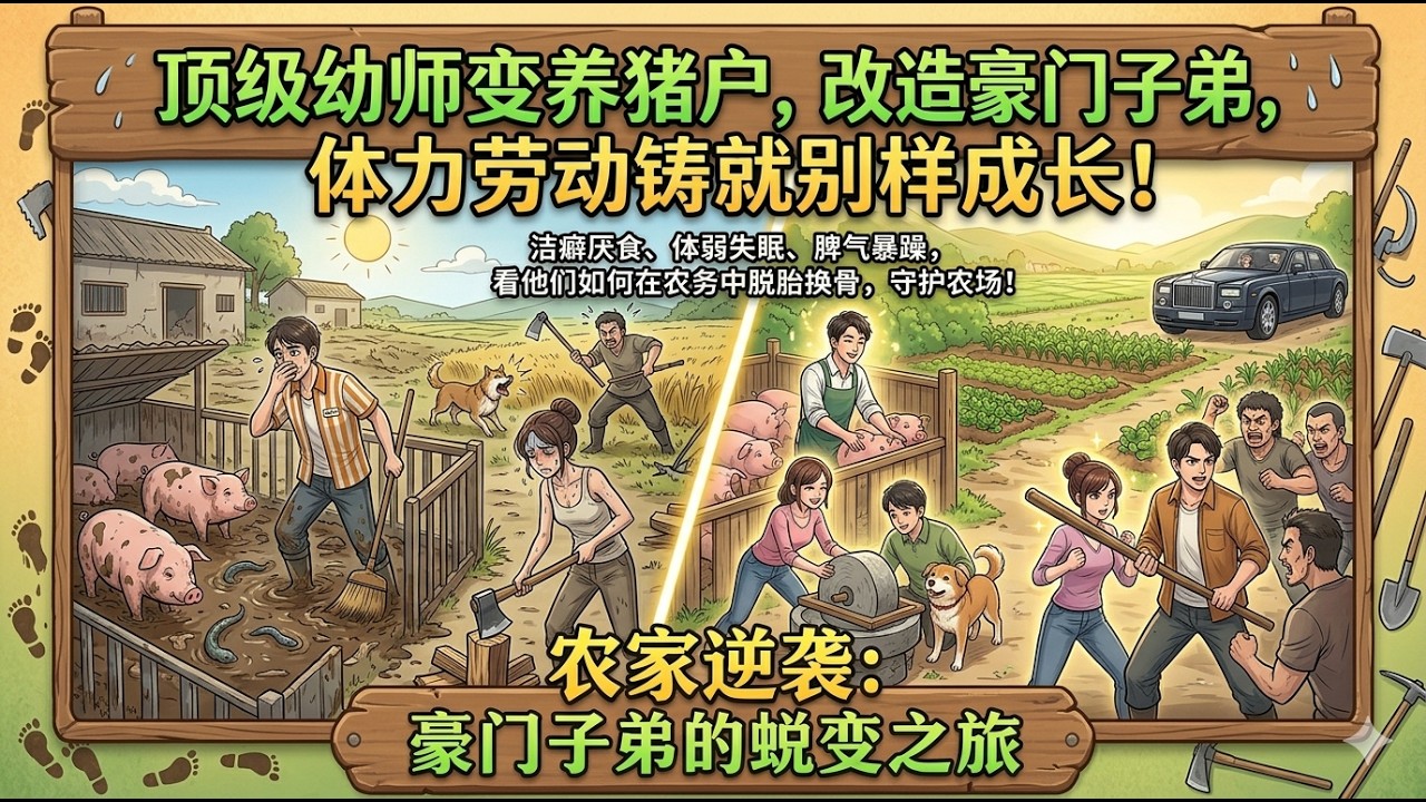 豪门废少变形记：顶级幼师的养猪奇遇