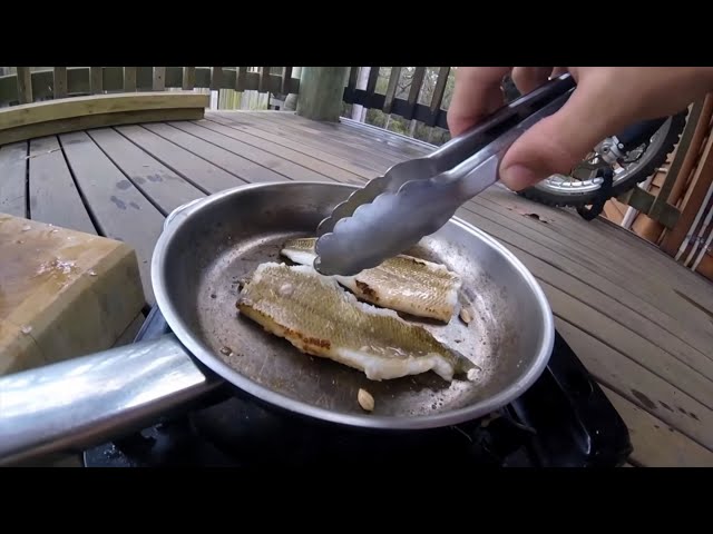 WHITING Catch n Cook! Caught with Fishing Rod - Simple Yummy Recipe 
