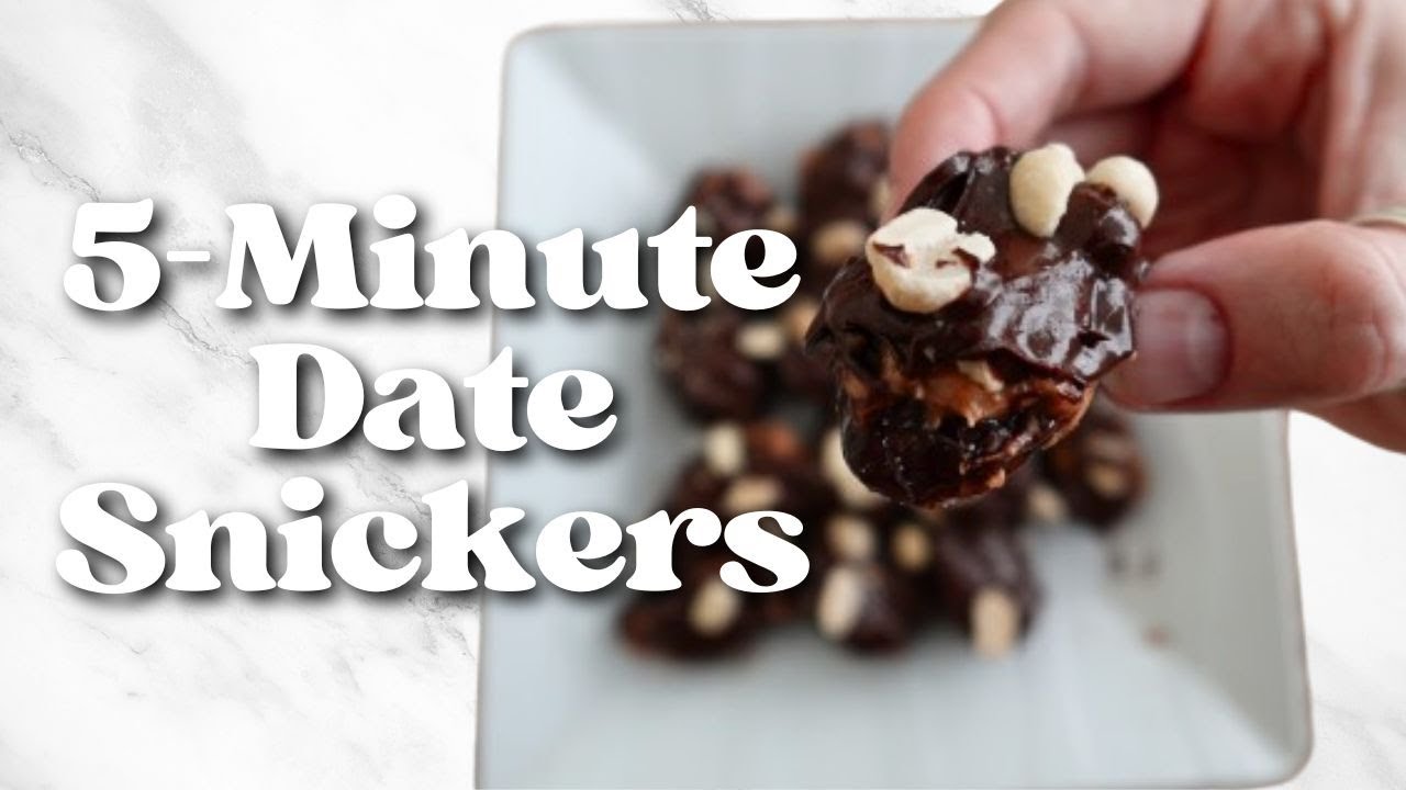 NO-BAKE DATE SNICKERS | Easy Vegan Dessert Recipe