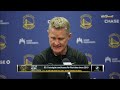 Steve Kerr Postgame Interview | Golden State Warriors lose to Memphis Grizzlies 133-119