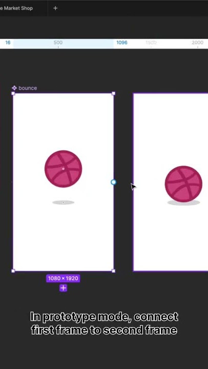 Create bouncing ball using Figma interactive component