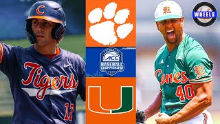 #2 Clemson vs #11 Miami Highlights | Pool B Play Game 2 | 2024 College Baseball Highlights