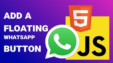 Como hacer un Botón Flotante de WhatsApp portable con HTML, CSS y JavaScript
