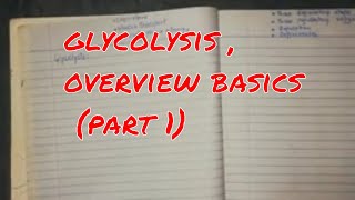 glycolysis , #overview #basics (part 1)