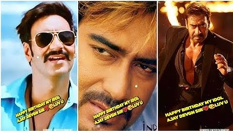 Maine Tujhko Dekha Song WhatsApp Status🥀Ajay Devgan Happy Birthday Status🥰Ajay Devgan Special Status