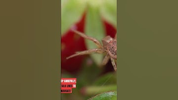 🕷️ Why Don’t Spiders Get Stuck in Their Own Webs? 🤯🕸️