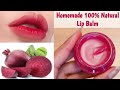 How to make Lip Balm for Soft Pink Lips | Homemade 100% Natural Lip Balm |Homemade Beetroot Lip Balm