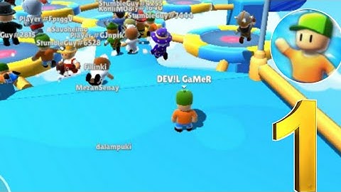 Stumble Guys - Gameplay Walkthrough Part 1 - Tutorial [Android / IOS]