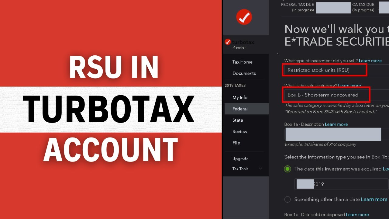 How Do I Enter Restricted Stock Unit RSU Sales In TurboTax 2024 How do i enter restricted stock unit rsu sales in turbotax 2024