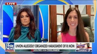 Rhode Island mom allegedly harassed by teachers' union fights back#viralvideo #video #breakingnews