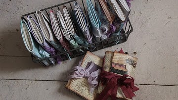 Technique #4 Vintage Book Covers for the travel art journal